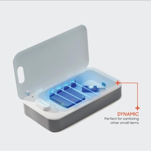 Sharper Image UV-Zone Phone Sanitizer White Box Missing - Picture 3 of 7